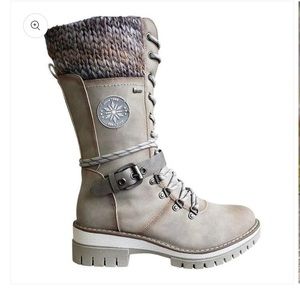 NWT - TikTok Grey Boots